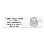 Antique Poison Label Transparency Bumper Stickers