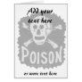 Antique Poison Label Transparency Greeting Cards