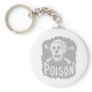 Antique Poison Label Transparency Key Chain
