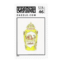 Antique Porcelain Jar Stamp -