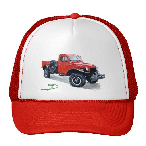 Antique Power Wagon Truck Cap Trucker Hat Zazzle