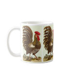 Antique Proud Rooster, Backyard Chickens mugs