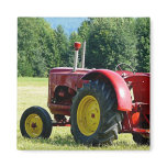 Antique Red Farm Tractor magnets