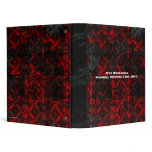 Antique Red Gothic wedding photo album Vinyl Binders