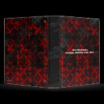 Antique Red Gothic wedding photo album binders