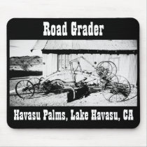Antique Road Grader mousepads