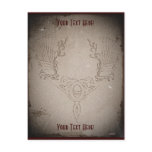 Antique Romantic Floral Design Post Card