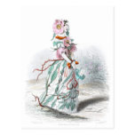 Antique Rose Maiden Animated Flowers Grandville Post Cards