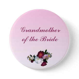 Antique Roses Grandmother of the Bride Pin