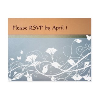Antique RSVP postcard