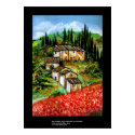 ANTIQUE RUSTIC VILLAGE IN TUSCANY posters