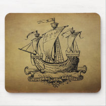 Antique Sailing Ship Mousepad