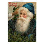 Antique Santa Christmas Card