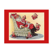 Antique Santa Claus Holiday Postcard