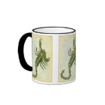 Antique Scorpio, Scorpion, Signs of the Zodiac Mug