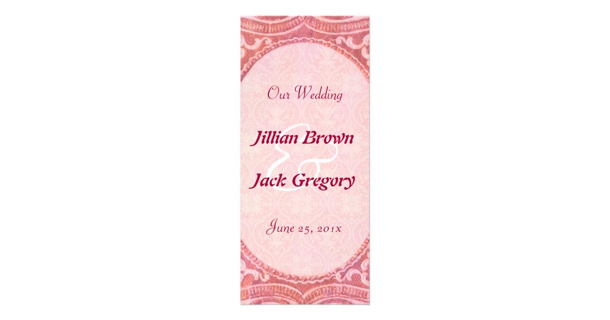 wedding scroll programs