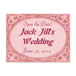 Antique Scroll Wedding "Save the Date" Postcard