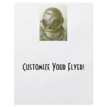 Antique Scuba Helmet flyers by JeffandJess Antique Scuba Helmet flyers