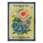Antique Seed Packet: Canterbury Bells Cards