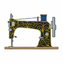 Antique Sewing Machine embroidered shirts