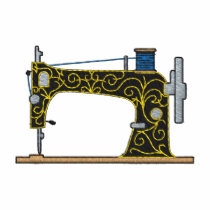 Antique Sewing Machine embroidered shirts by ZazzleEmbroidery Antique Sewing Machine embroidered shirts
