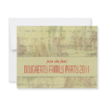 Antique Shabby Family Party Invitation