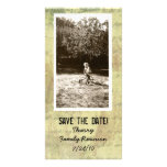 Antique Shabby Photo Save the Date Photo Cards