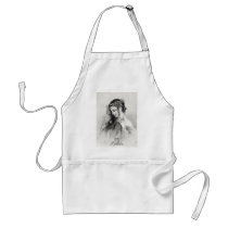 Antique Shakespeare Ophelia John Hayter Portrait Aprons