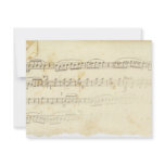 Antique Sheet Music Invitation