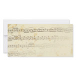 Antique Sheet Music Picture Card