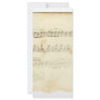 Antique Sheet Music Rack Card Template