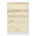 Antique Sheet Music Stationery Paper