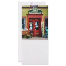 Antique Shop With Two Chairs Rack Cards