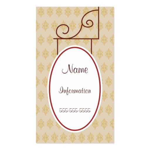 Antique Sign Business Card