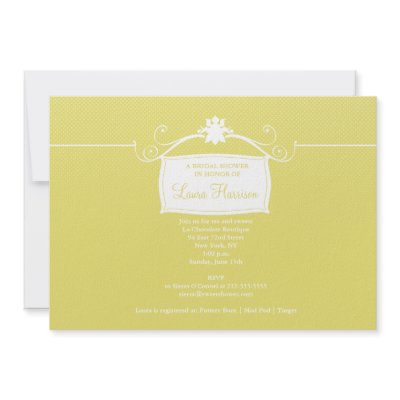Antique Sign: Lemon Bridal Shower Invitation by PoshBetty