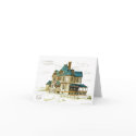 Antique Sketch 54 Western in Short Hills NJ Card
