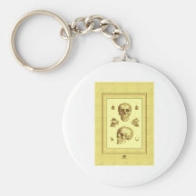 Antique Skulls Keychain
