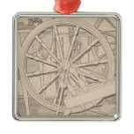 Antique Spinning Wheel Arts Crafts Ornament