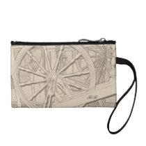 Antique Spinning Wheel Crafts Coin Wallets at Zazzle