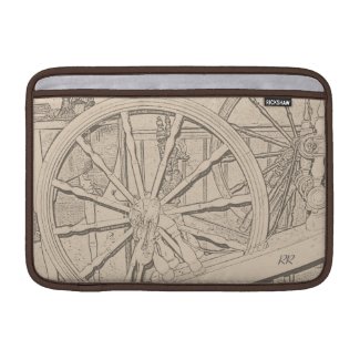 Antique Spinning Wheel Crafts Macbook Air 11&quot; Sleeves For Macbook Air