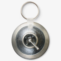 Antique Steam Engine Switch Jules Verne Keychain