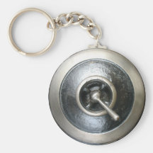 Antique Steam Engine Switch Keychain