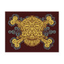 Antique Sugar Skull & Crossbones 2c Postcards