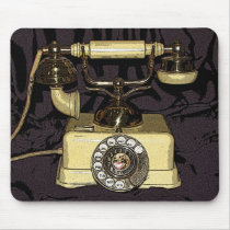 Antique Telephone Mousepad by MichelleCR Antique Telephone Mousepad