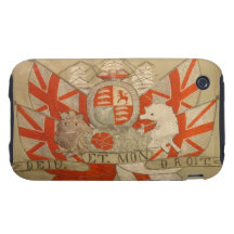 Antique Textile 1 iPhone 3 Tough Case