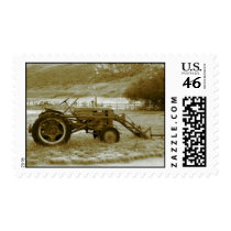 Antique Tractor Postage