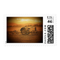 Antique Tractor Postage Stamps