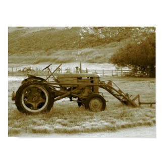 Antique Tractor Poster print