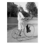 Antique Tricycle Girl, 1913 Postcards