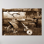 Antique Trike Poster
